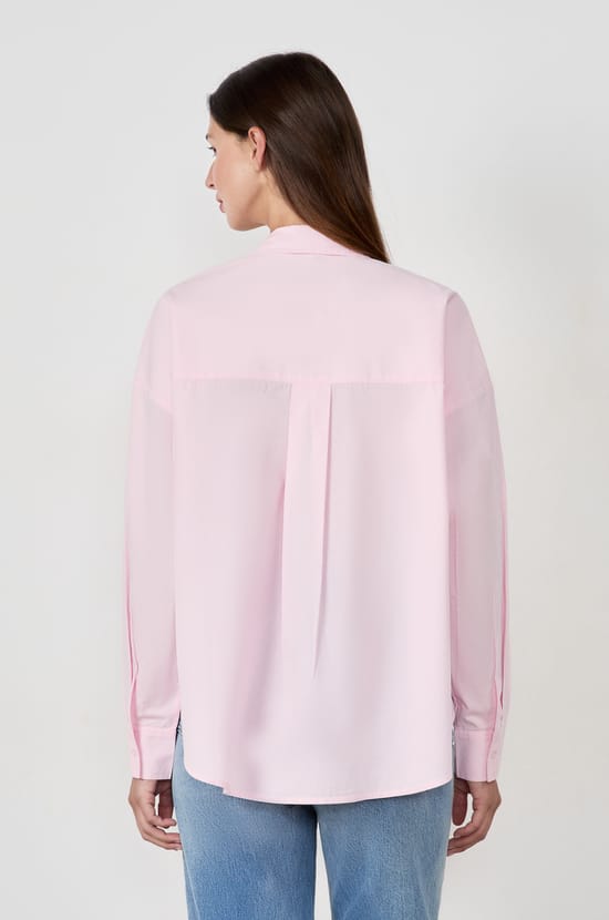 Long-sleeved poplin shirt;${refinementColor}