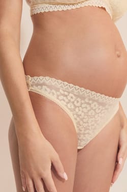 Cotton and Lace Brief;${refinementColor}
