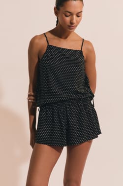 Top de pyjama &agrave; pois;${refinementColor}