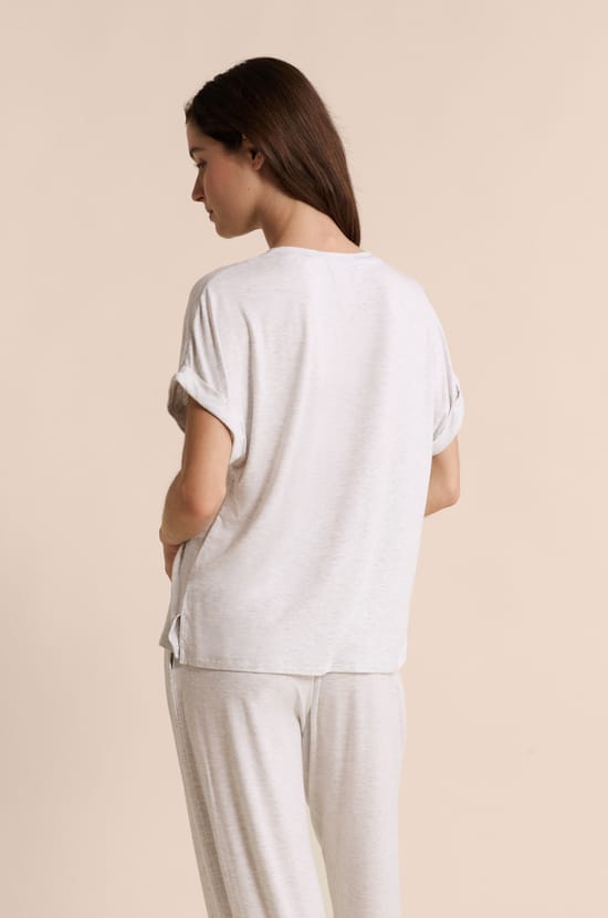 Short-sleeved Pyjama T-shirt;${refinementColor}