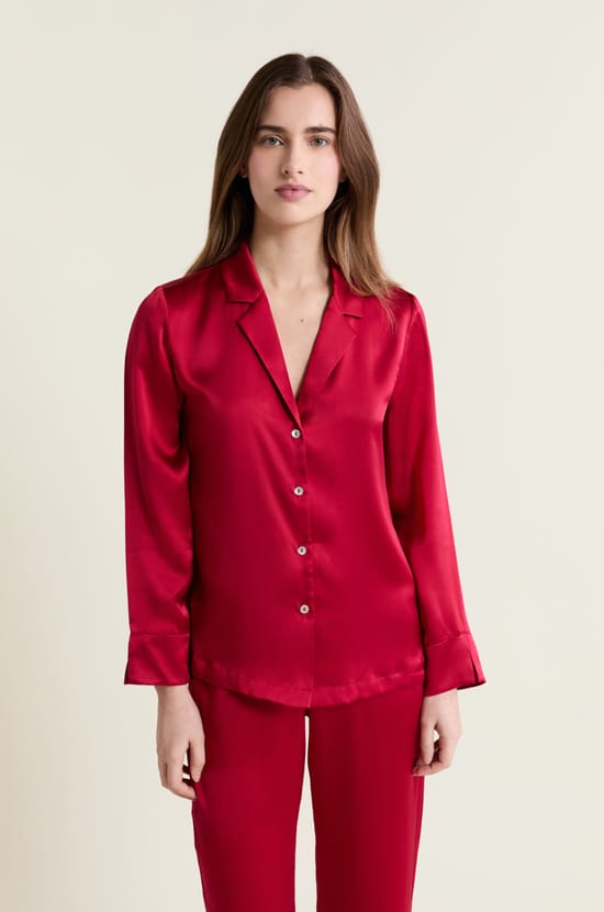 Silk Pyjama Shirt;${refinementColor}