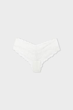 V-shape Lace Hipster;${refinementColor}