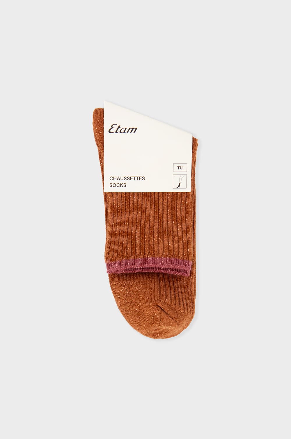 Calcetines brillantes con algod&oacute;n;${refinementColor}