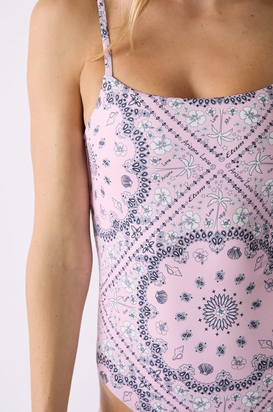 Printed One-Piece Swimsuit;${refinementColor}