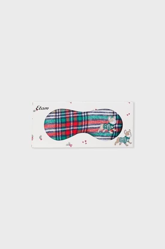 Patterned cotton sleep mask;${refinementColor}