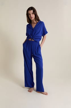 Pantalon de pyjama &agrave; pois;${refinementColor}