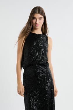 Top à sequins;${refinementColor}