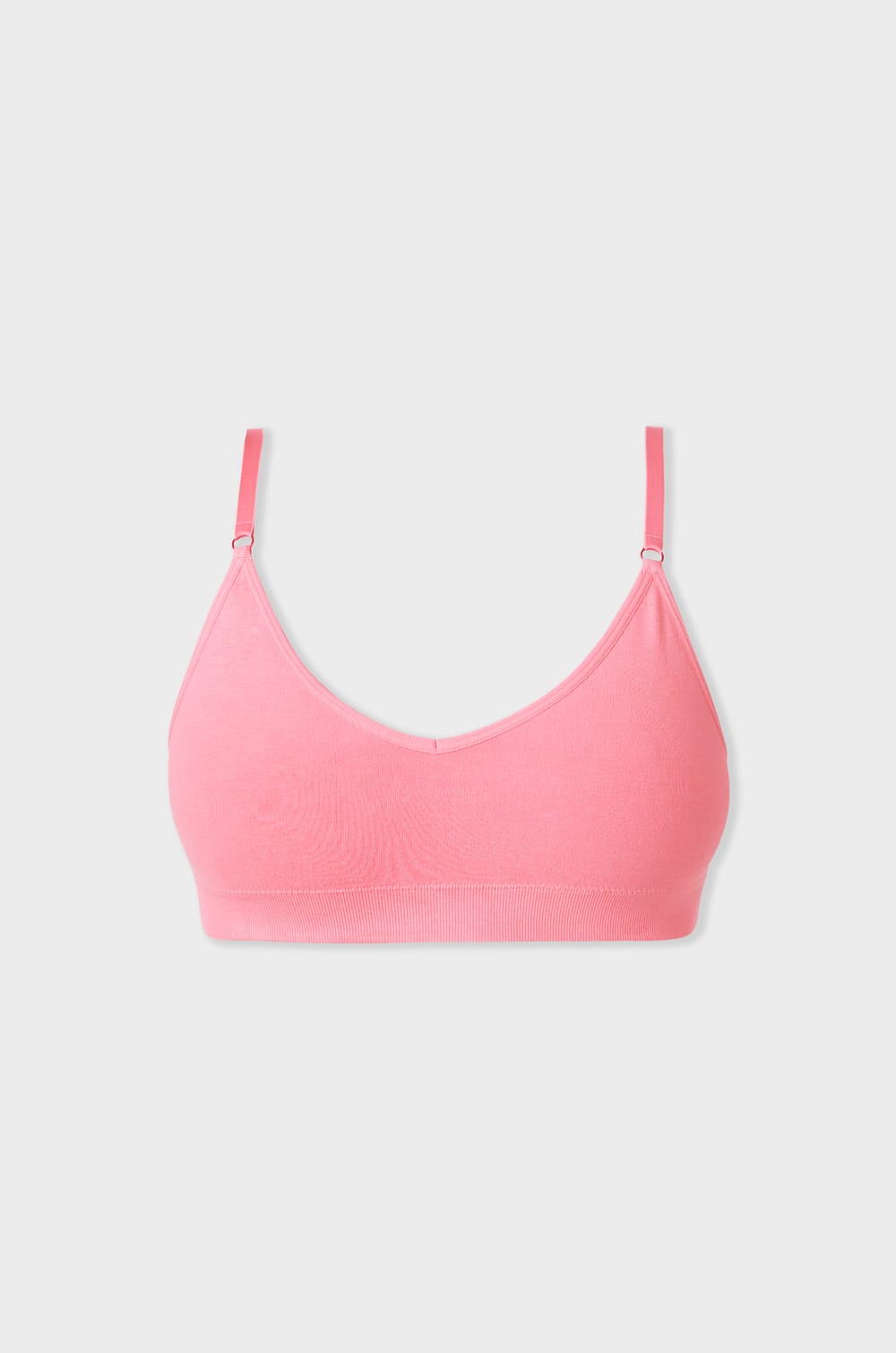 Wireless Seamless Bralette with Cotton;${refinementColor}