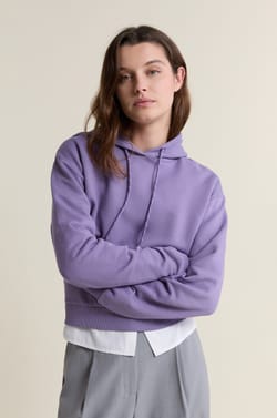 Sweatshirt mit Kapuze aus Baumwolle;${refinementColor}