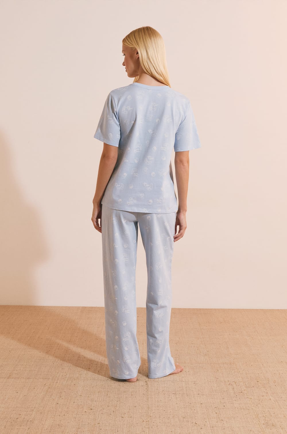 Ensemble de pyjama 2 pi&egrave;ces en coton;${refinementColor}