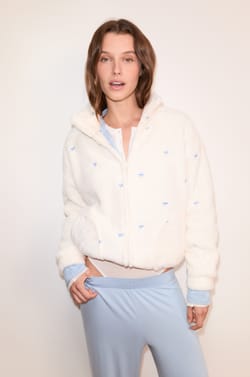 Veste à manches longues en polaire;${refinementColor}