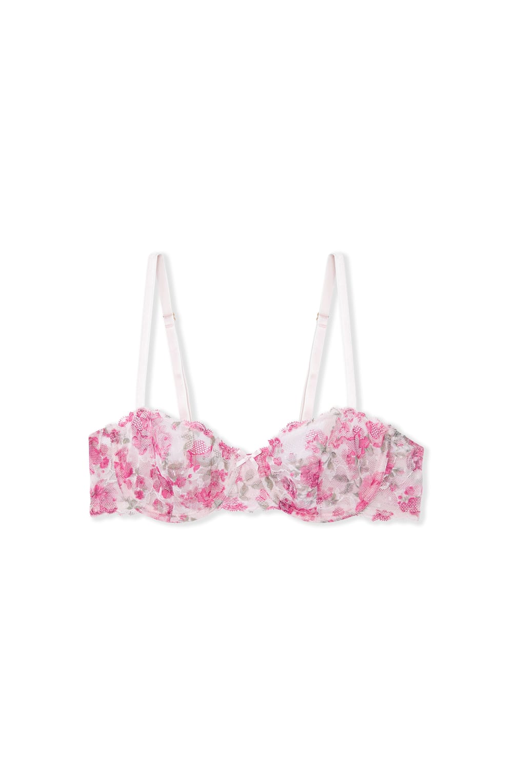 Soutien-gorge N.9 - Balconnet en dentelle avec fleurs;${refinementColor}