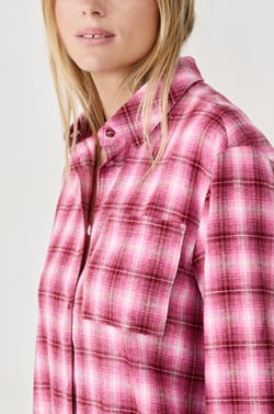 Chemise de pyjma à carreaux;${refinementColor}