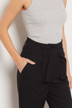 Straight Cut Trousers;${refinementColor}