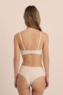 Soutien-gorge bandeau microfibre push-up bretelles amovibles;${refinementColor}