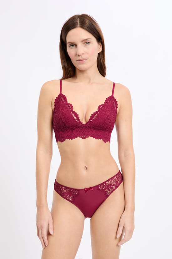 Hipster en microfibre et dentelle;${refinementColor}