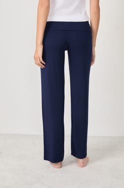Pyjamahose mit weitem Schnitt aus Modal;${refinementColor}