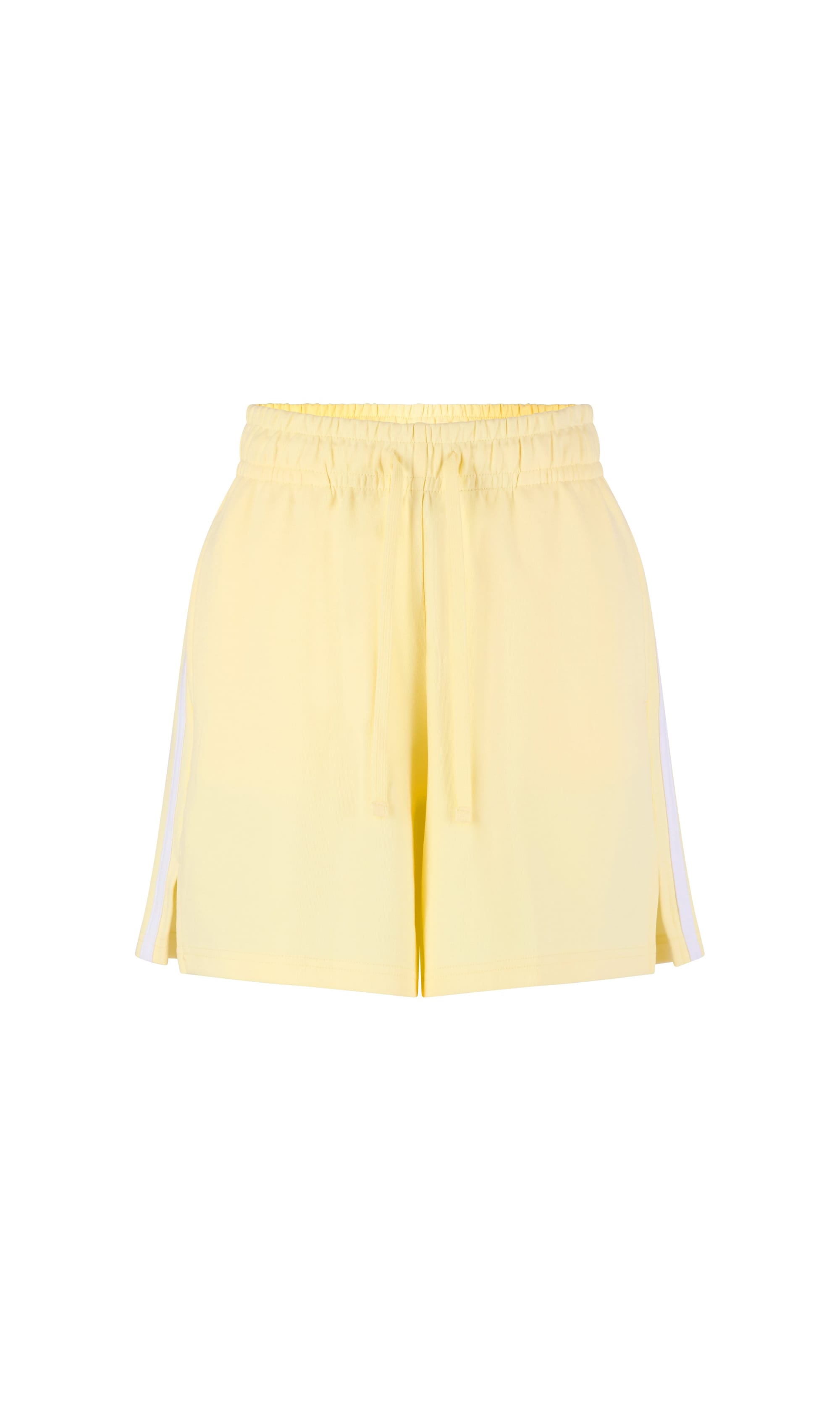High-Waist Elasticated Bermuda Shorts - ACTIVE - JAUNE PALE. - ETAM