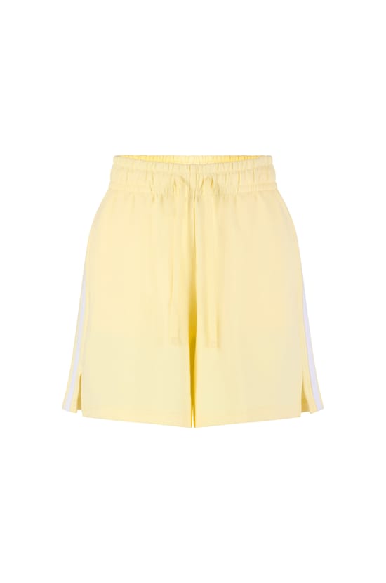 Bermuda taille haute &eacute;lastiqu&eacute;;${refinementColor}