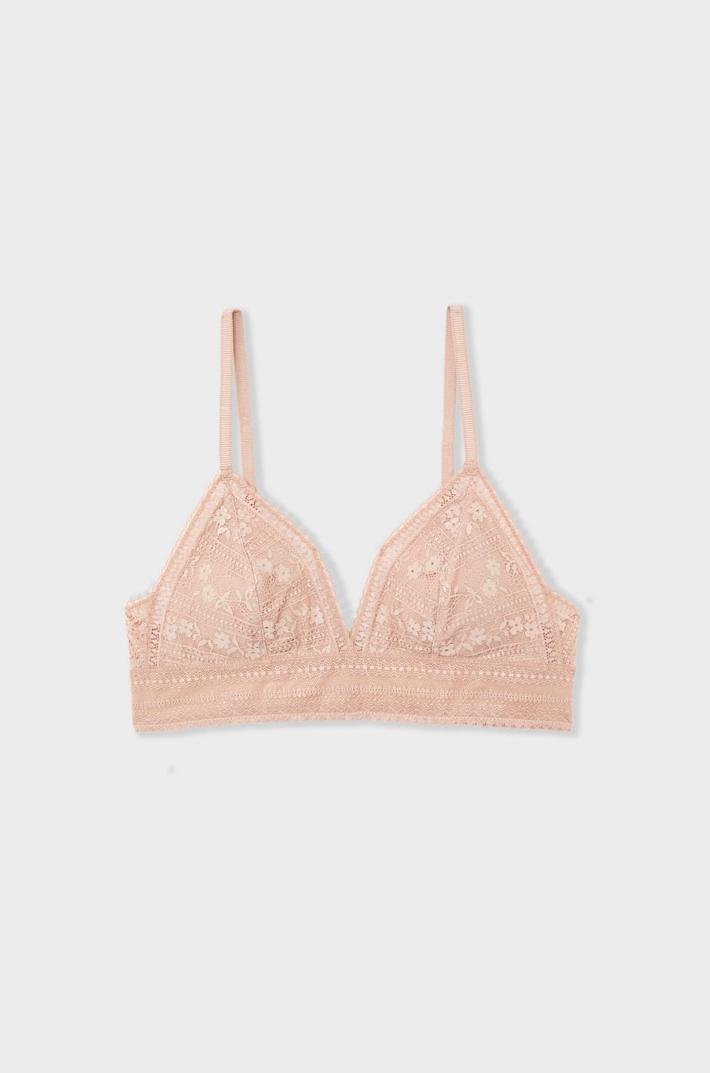 Soutien-gorge N.8 - Le triangle sans armatures en dentelle ;${refinementColor}