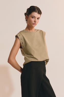 T-shirt en coton;${refinementColor}