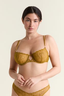 Bra N.9 - Balconette in Floral Embroidery;${refinementColor}