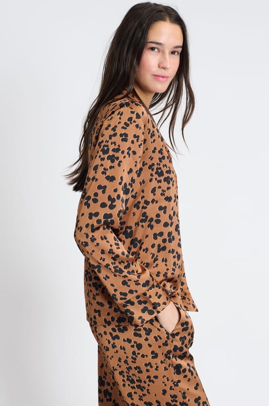 Chemise de pyjama à imprimés;${refinementColor}