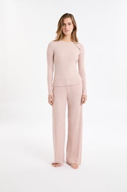 Pyjama T-shirt with buttons;${refinementColor}