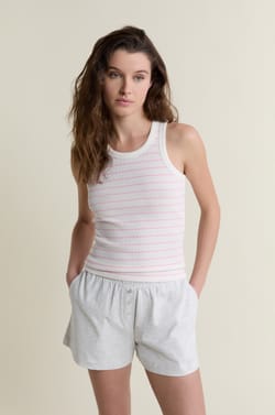 Short de pyjama boyfriend en coton ;${refinementColor}