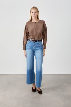 Chemise &agrave; rayures;${refinementColor}