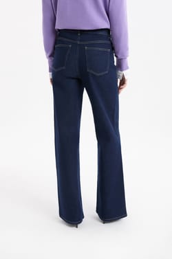 Straight-Leg Cotton Jeans;${refinementColor}