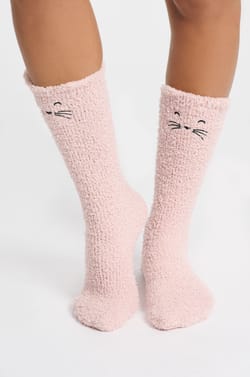 Socken aus Kunstfell;${refinementColor}