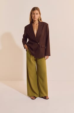 Veste blazer avec lin;${refinementColor}