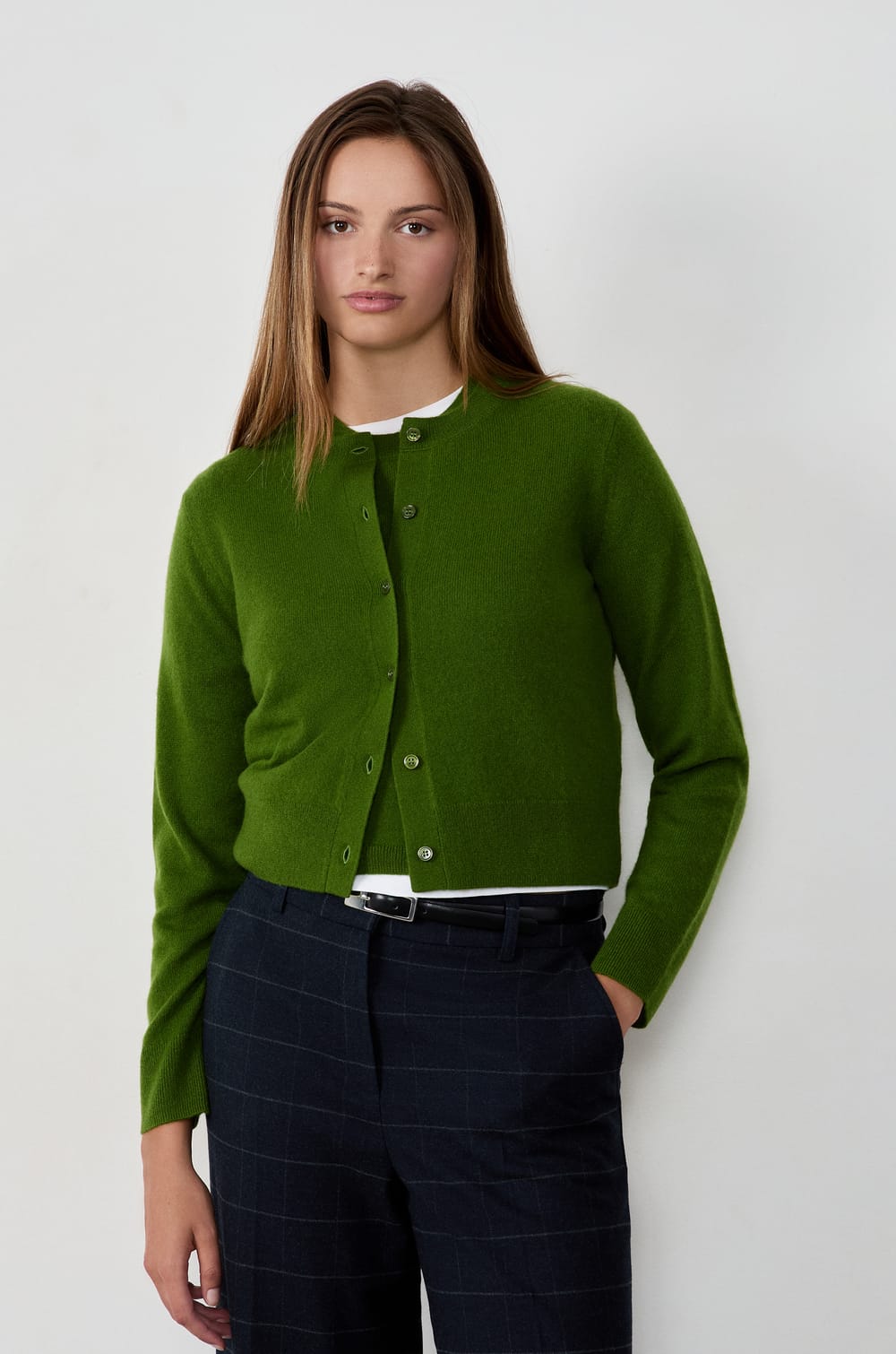 Suéter cárdigan con botones de cachemire;${refinementColor}