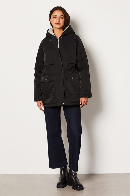 Parka courte;${refinementColor}
