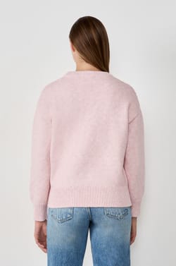 Long-sleeved Round Neck Sweater;${refinementColor}