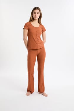 Pyjama T-shirt met hartmotief;${refinementColor}