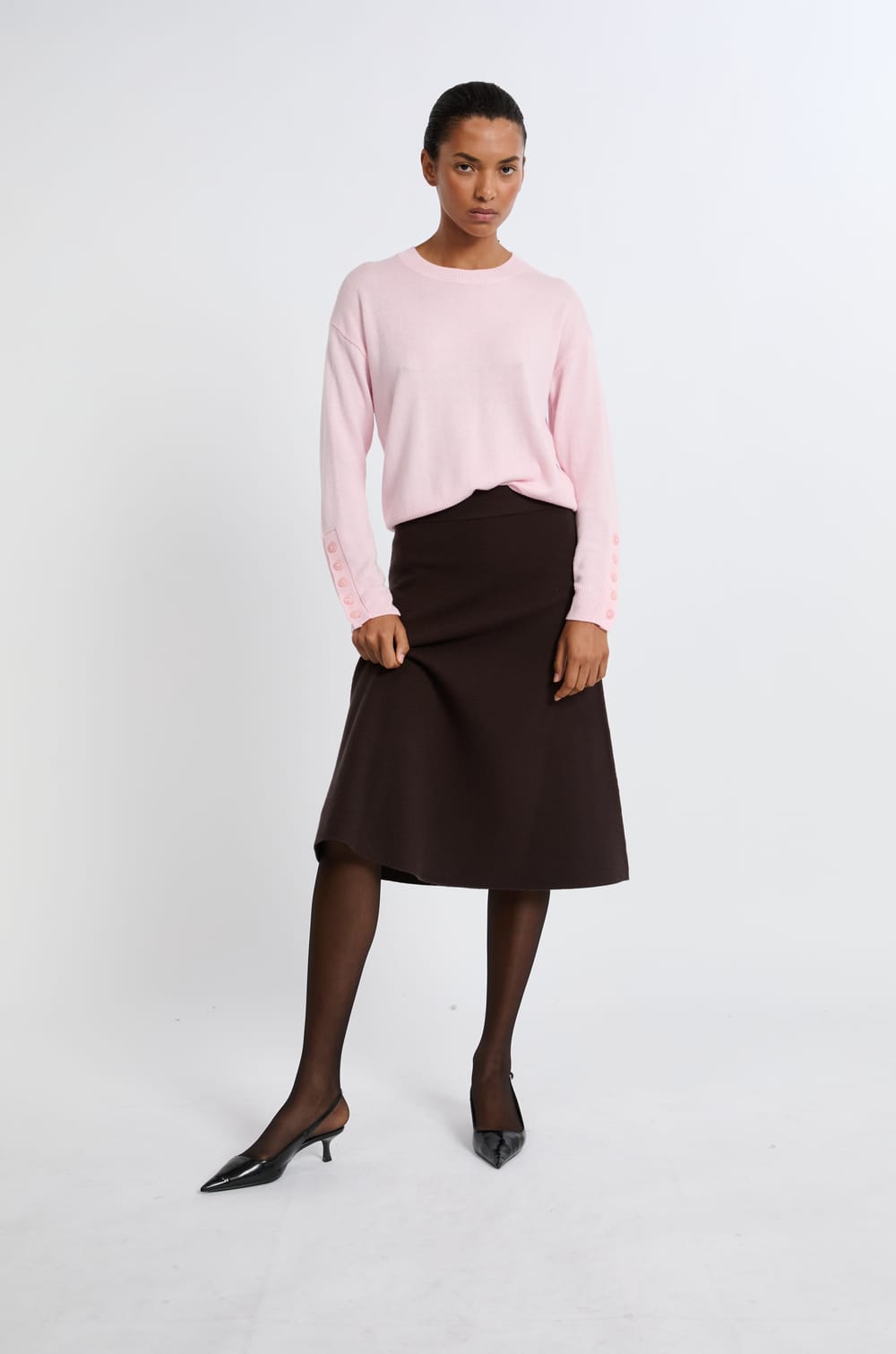 Pull col rond avec laine;${refinementColor}