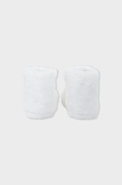 Faux Fur Ankle Boot Slippers;${refinementColor}