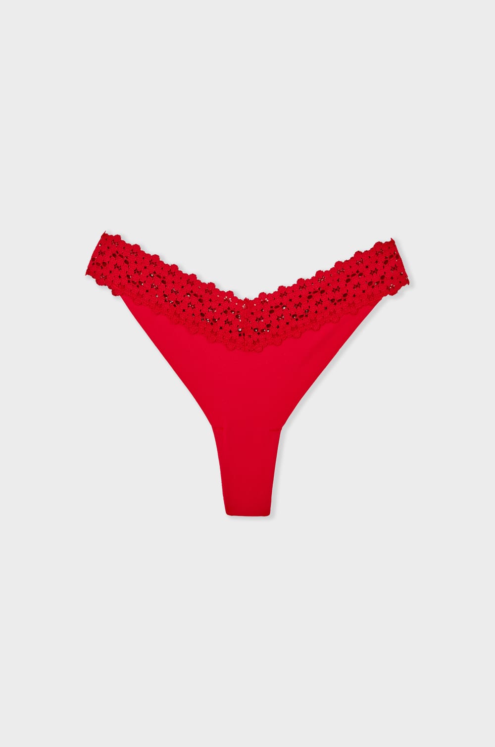 Microfibre and Lace Tanga;${refinementColor}
