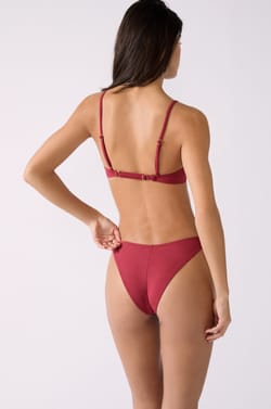 Brazilian High Leg Bikini Bottom;${refinementColor}