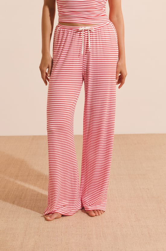 Pantalon de pyjama &agrave; rayures;${refinementColor}