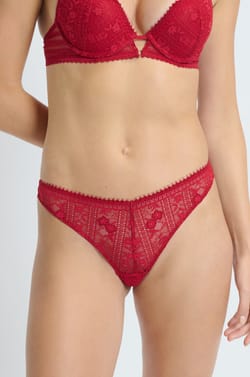 Lace Thong;${refinementColor}