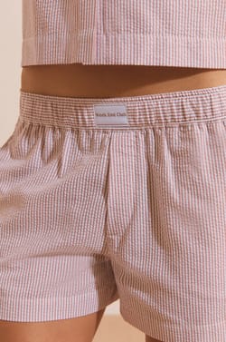 Pantal&oacute;n corto de pijama de algod&oacute;n;${refinementColor}