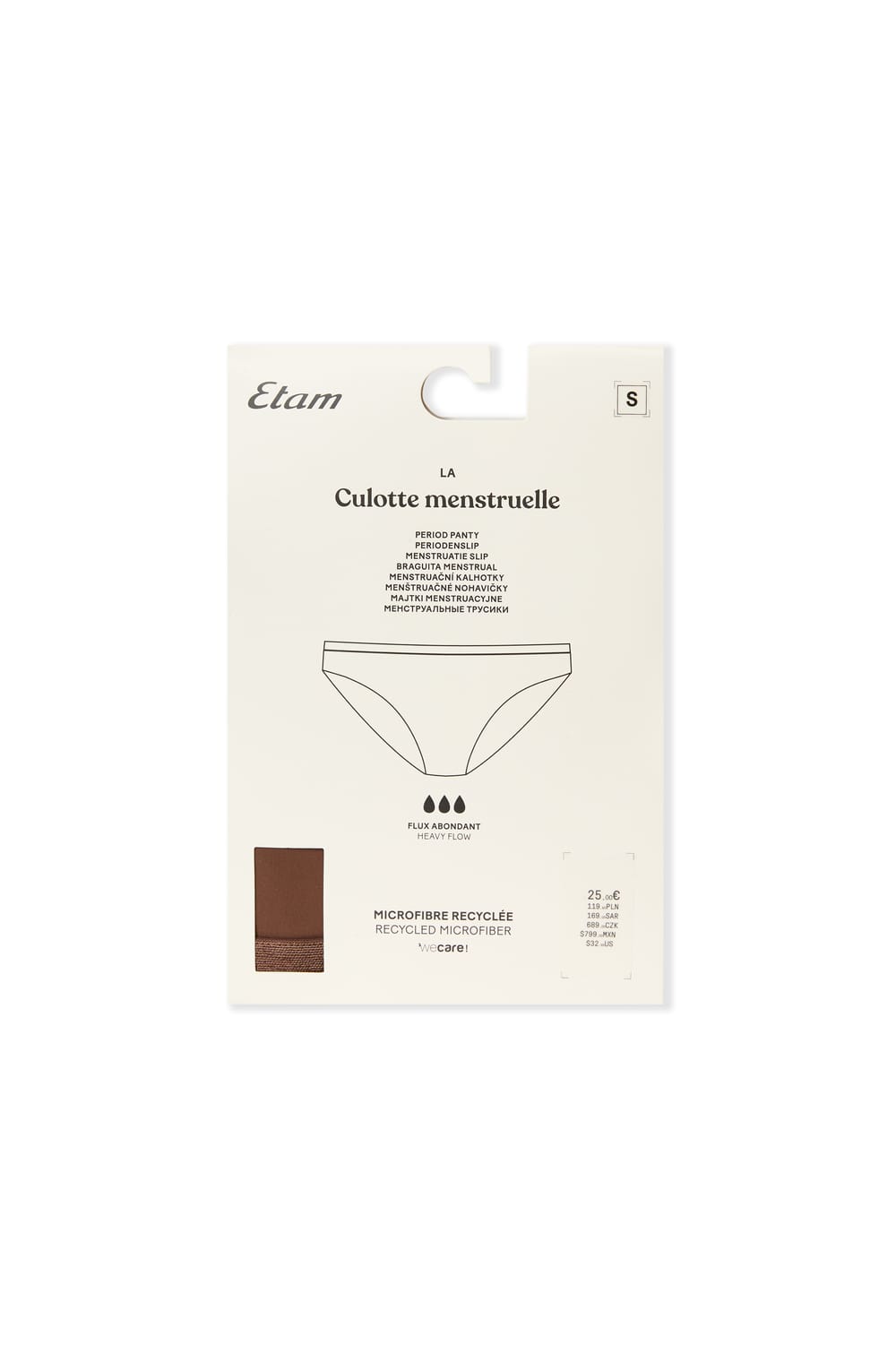 Culotte menstruelle - Flux abondant;${refinementColor}
