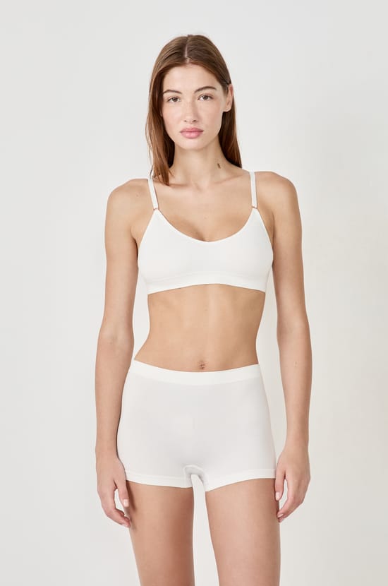 Soutien-gorge brassi&egrave;re sans coutures en coton biologique;${refinementColor}
