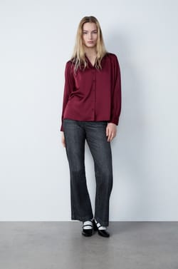 Satin Shirt;${refinementColor}