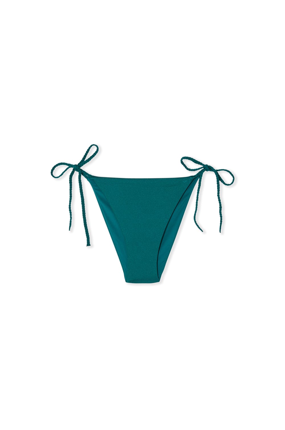Iridescent Tie Bikini Bottom;${refinementColor}