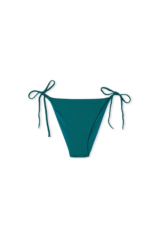 Irisierender Bikini-Slip zum Binden;${refinementColor}