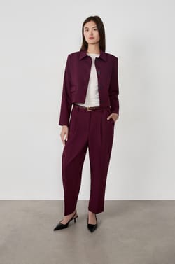 Veste courte à boutons;${refinementColor}